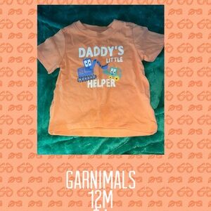 Garanimals Orange Tee - Daddy's Little Helper